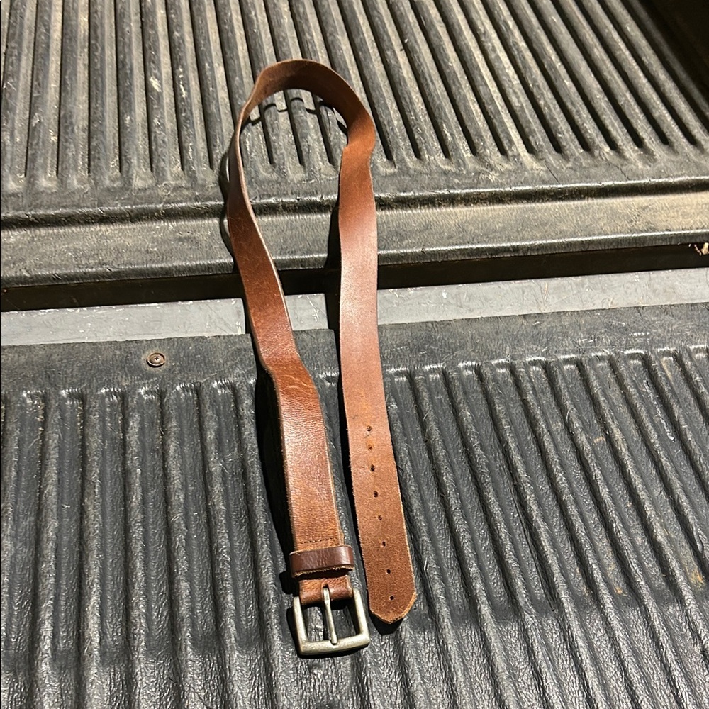 Brown Leather Belt for Men